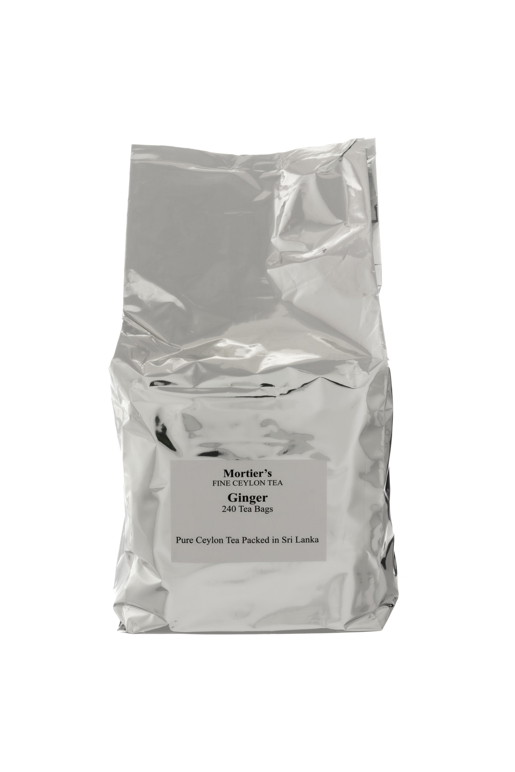 240 GINGER TEA BAGS, PURE CEYLON TEA WITH ROOT GINGER