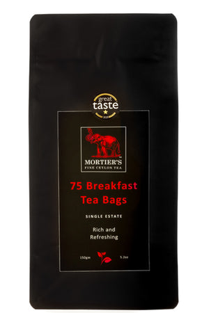 2020 Great Taste Award  Winner - 75 CEYLON BREAKFAST TEA BAGS REFILL PACK