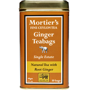 NEW! GINGER TEA BAGS  PURE CEYLON TEA WITH ROOT GINGER